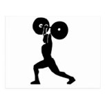 Weightlifting Gym postcard