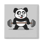 This cute bodybuilding panda loves weightlifting. Look how easy he lifts that heavy barbell loaded with weight plates. This design is too cute. Great gifts here for anyone who loves weightlifting.