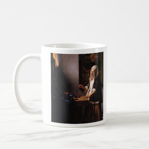 Weights by Johannes Vermeer Mug