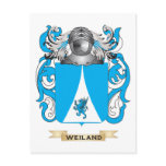 Weiland Family Crest (Coat of Arms) Post Cards
