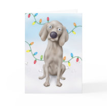 Weimaraner Christmas cards