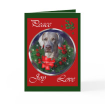 Weimaraner Christmas Gifts cards