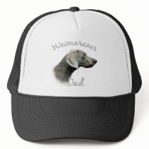Weimaraner Dad 2 hats