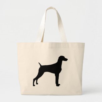 Weimaraner Dog (in black) bag