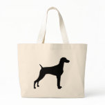 Weimaraner Dog (in black) Bag