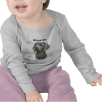Weimaraner History Design T-shirts