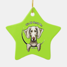 Weimaraner IAAM Ornaments