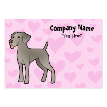 Weimaraner Love Business Card Templates