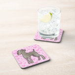 Weimaraner Love Beverage Coasters