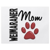 Weimaraner Mom Paw Print 2 Flyer