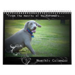 Weimaraner Nation : Quotation Calendar Weimaraner Nation : Quotation Calendar