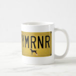 Weimaraner Nation : YMRNR License Plate Coffee Mug
