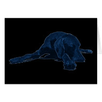 Weimaraner Neon cards