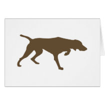 Weimaraner Pointer Brown cards
