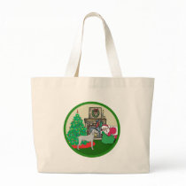 weimaraner santas bags