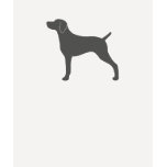 Weimaraner Silhouette Tshirts