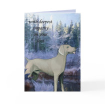 weimaraner_sympathy_card