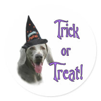 Weimaraner Trick stickers