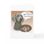 Weimaraner Turkey cards