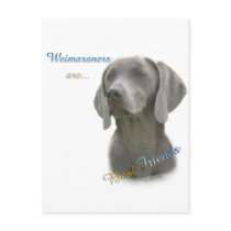 Weimeraner Best Friend 2 Postcard