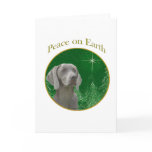 Weimeraner Peace on Earth cards