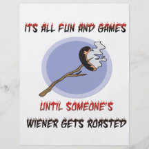 Weiner Gets Roasted Flyer Design