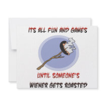 Weiner Gets Roasted invitations