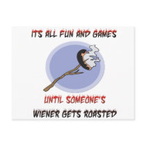 Weiner Gets Roasted postcards