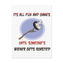 Weiner Gets Roasted postcards