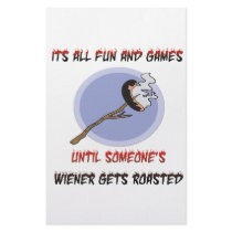 Weiner Gets Roasted Personalized Stationery