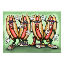 Weiner Party Card Personalized Invitation
