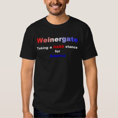 Weinergate, Taking a HARD stane for America Tee Shirts