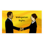 Weingarten Rights Business Card Template