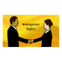 Weingarten Rights Business Card Template