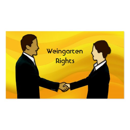 Weingarten Rights Business Card Template