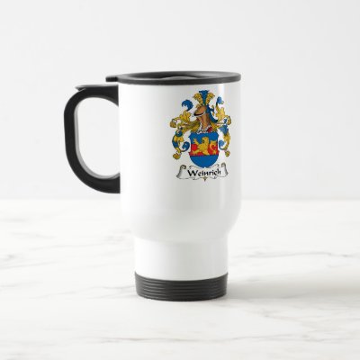 Weinrich Family Crest Mugs by coatsofarms