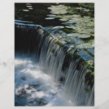 Weir on river personalized flyer
