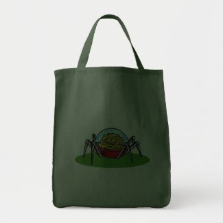 Weird Alien Brain Bot Bag