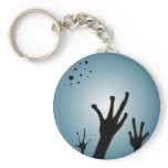 Weird Alien Hands Keychain
