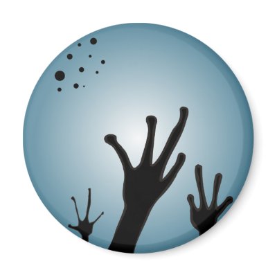 Weird Alien Hands Refrigerator Magnets by MBS_International