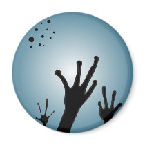 Weird Alien Hands magnets by MBS_International Weird Alien Hands magnets