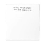 WEIRD AND WONDERFUL MEMO NOTE PAD WEIRD AND WONDERFUL MEMO NOTE PAD