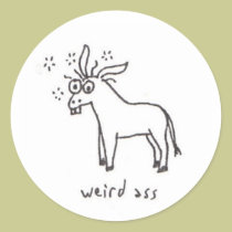 Weird Ass sticker