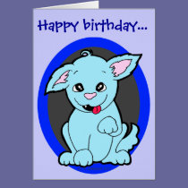 Weird but Adorable  Happy Birthday cards