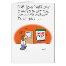 Weird Gifts Greeting Cards