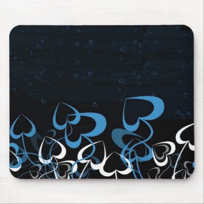 weird hearts mouse pad by trish1968