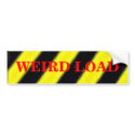 WEIRD LOAD bumper stickers by BONWHEELS WEIRD LOAD bumper stickers