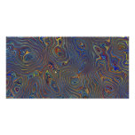 Weird "Psychedelic Chaos" Photo Card Template
