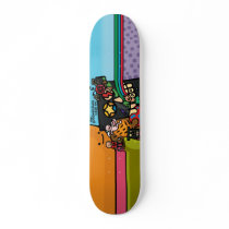 weird ride. skateboards
