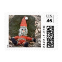 Weird Santa Doll Postage Stamps